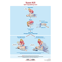 Planch Vuxen HLR med Hjärtstartare