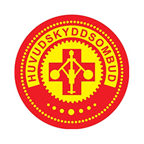 HuvudSkyddsombud mässingsmärken