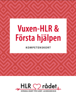 Vuxen-HLR kompetenskort