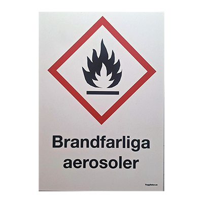 Dekal Brandfarliga ämnen A5